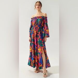 Sugarlips The Saint James Maxi Dress. Size M  Vacay Resort Wear Tropical Casual